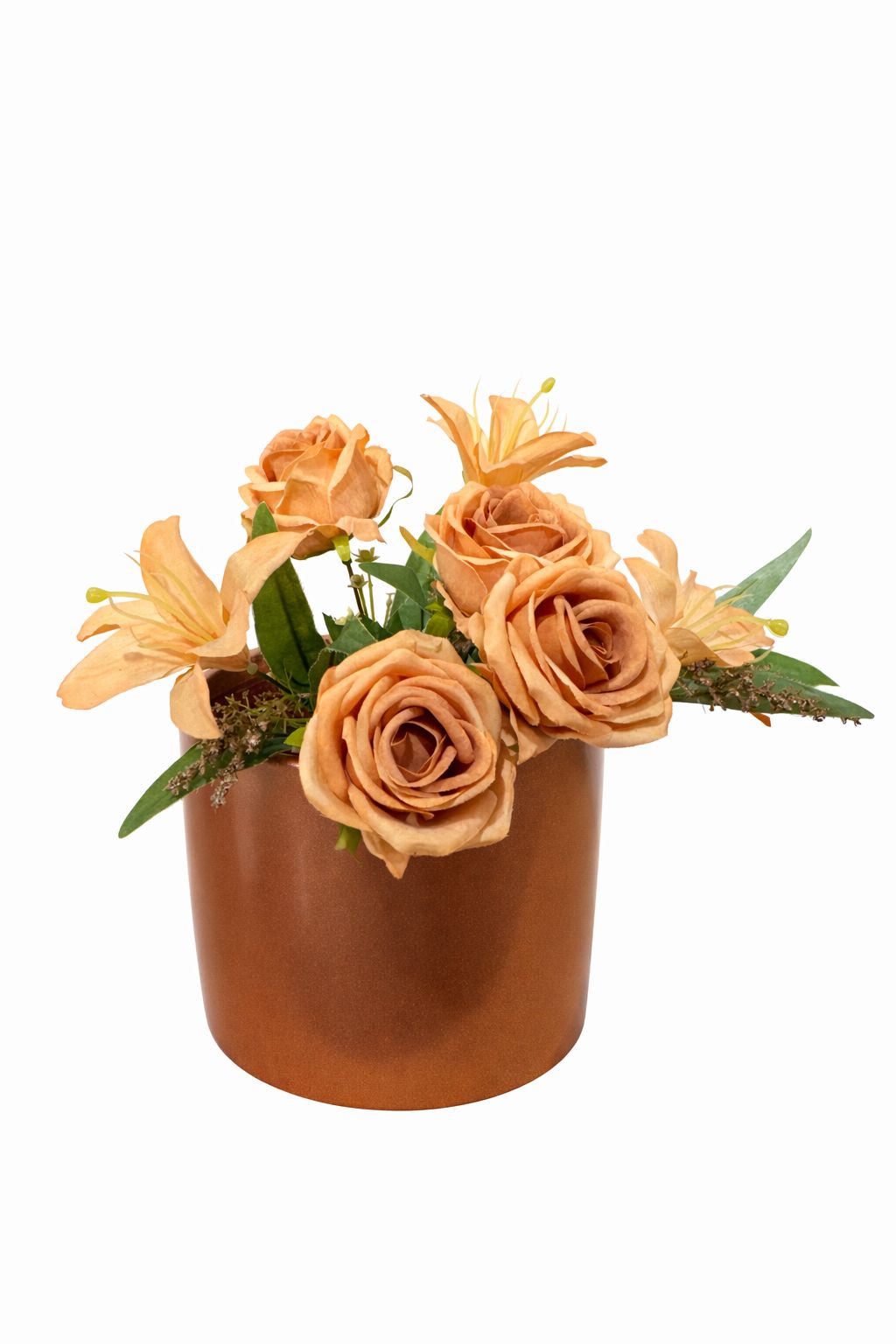 Conjunto vasos de cerâmica rosé