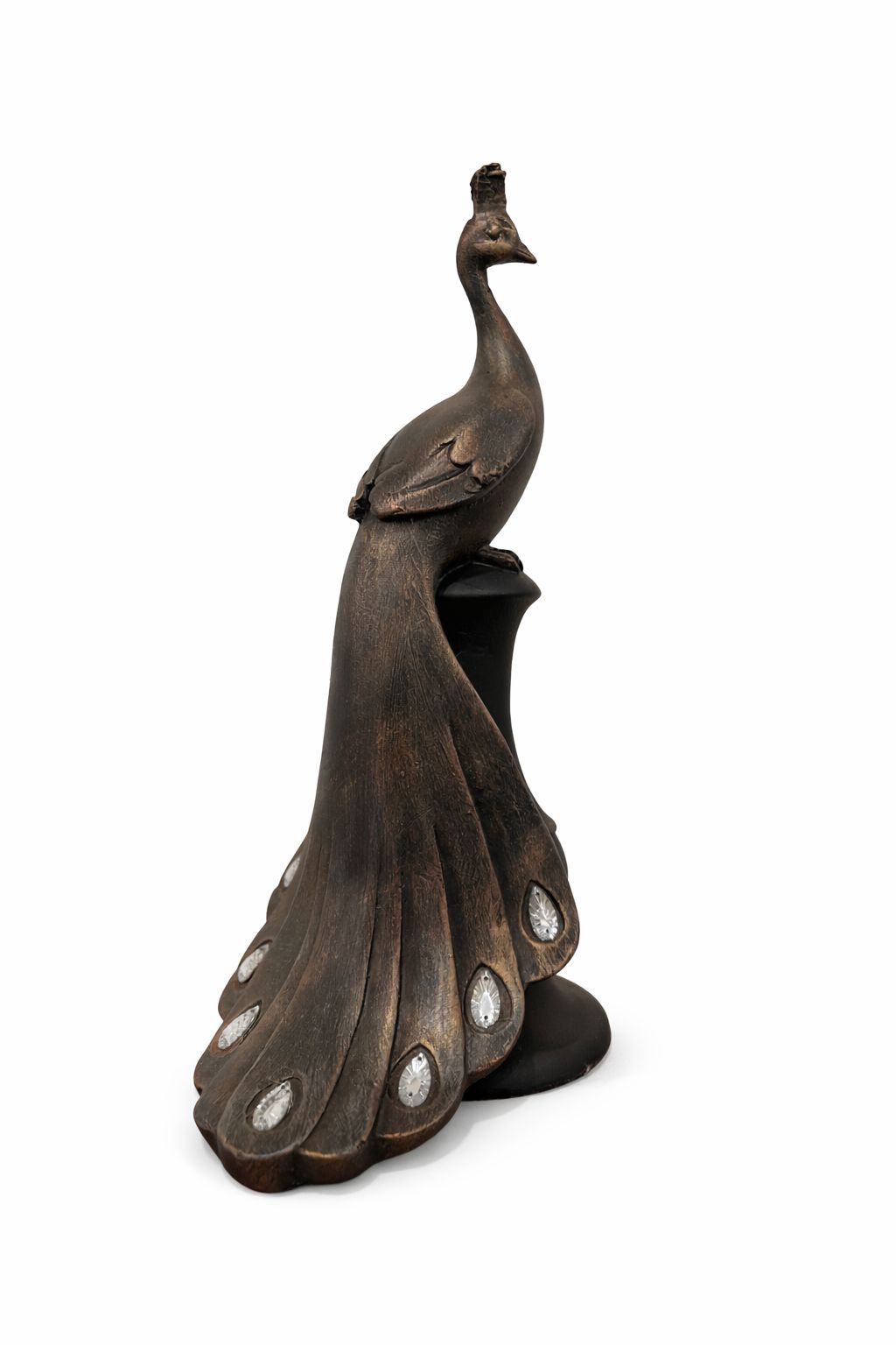Escultura Decorativa Pavão Elegance – Sofisticação Atemporal