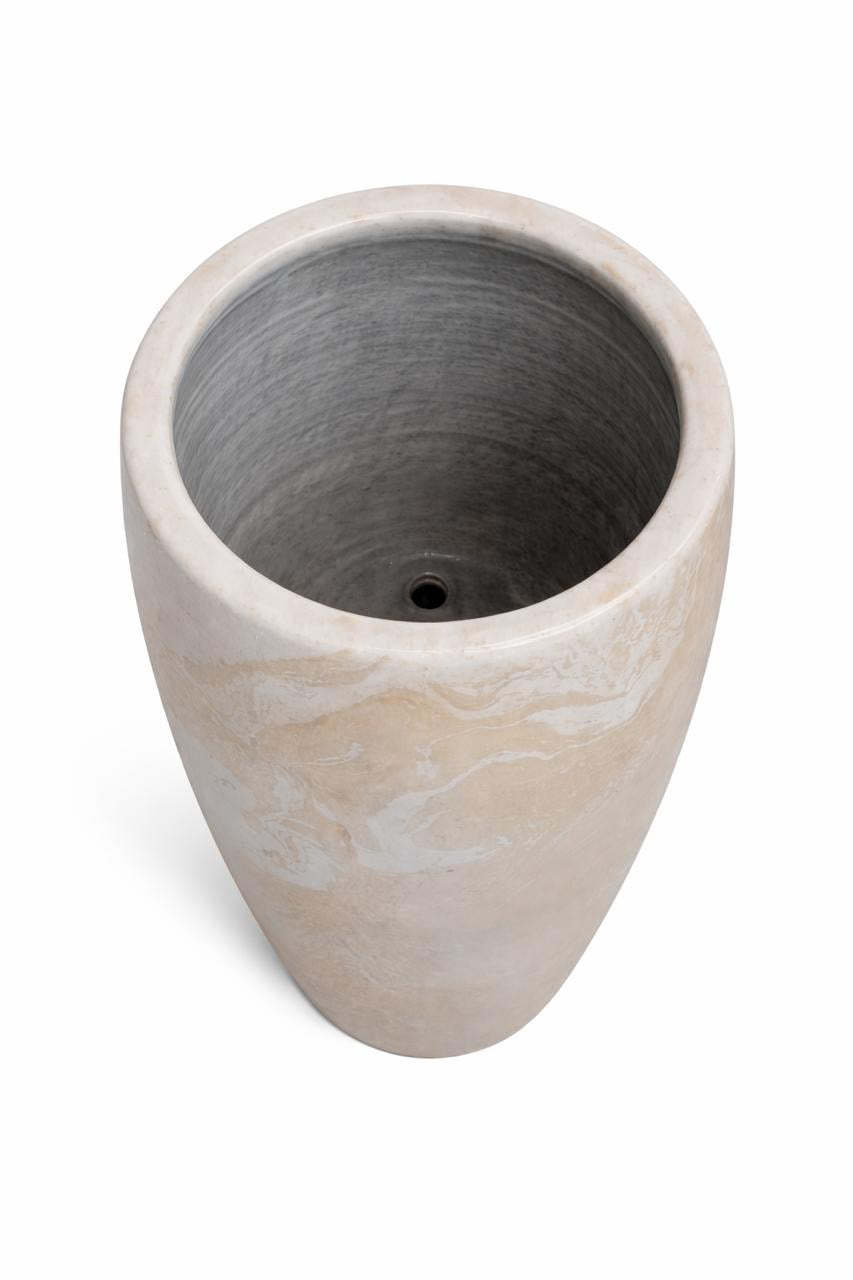 Vaso senegal com pintura automotiva