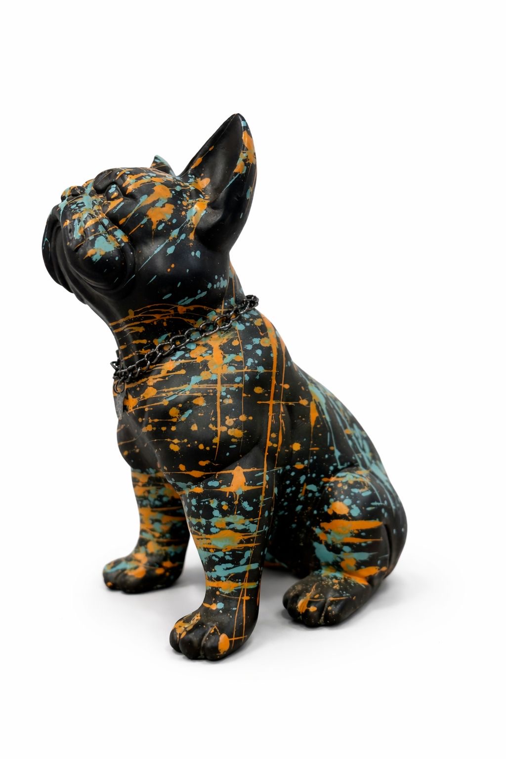 Escultura Decorativa Bulldog Artístico – Estilo Moderno Retrô