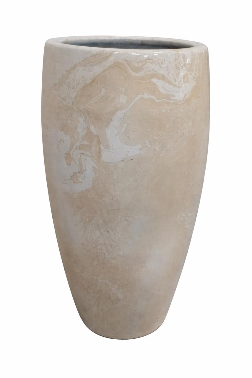 Vaso senegal com pintura automotiva