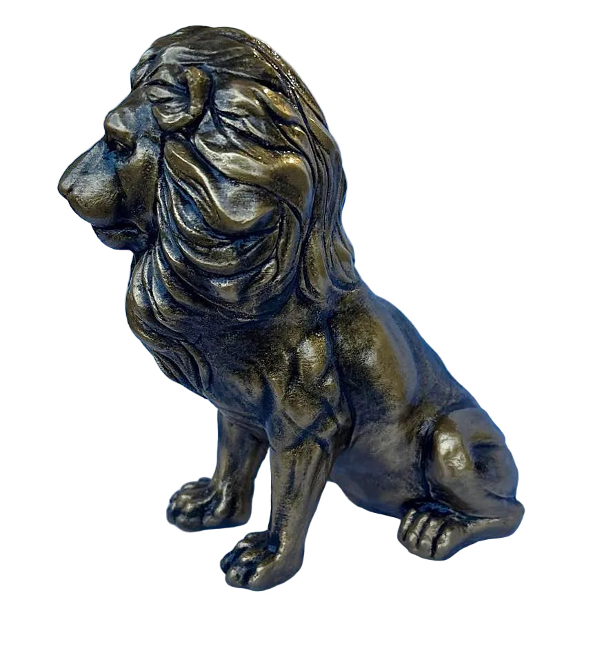 Estatueta Leão Decorativo Premium