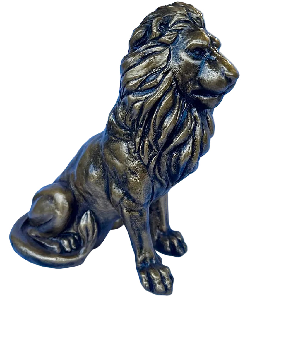 Estatueta Leão Decorativo Premium