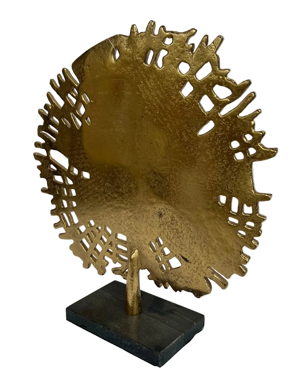 Escultura Árvore Decorativa Dourada
