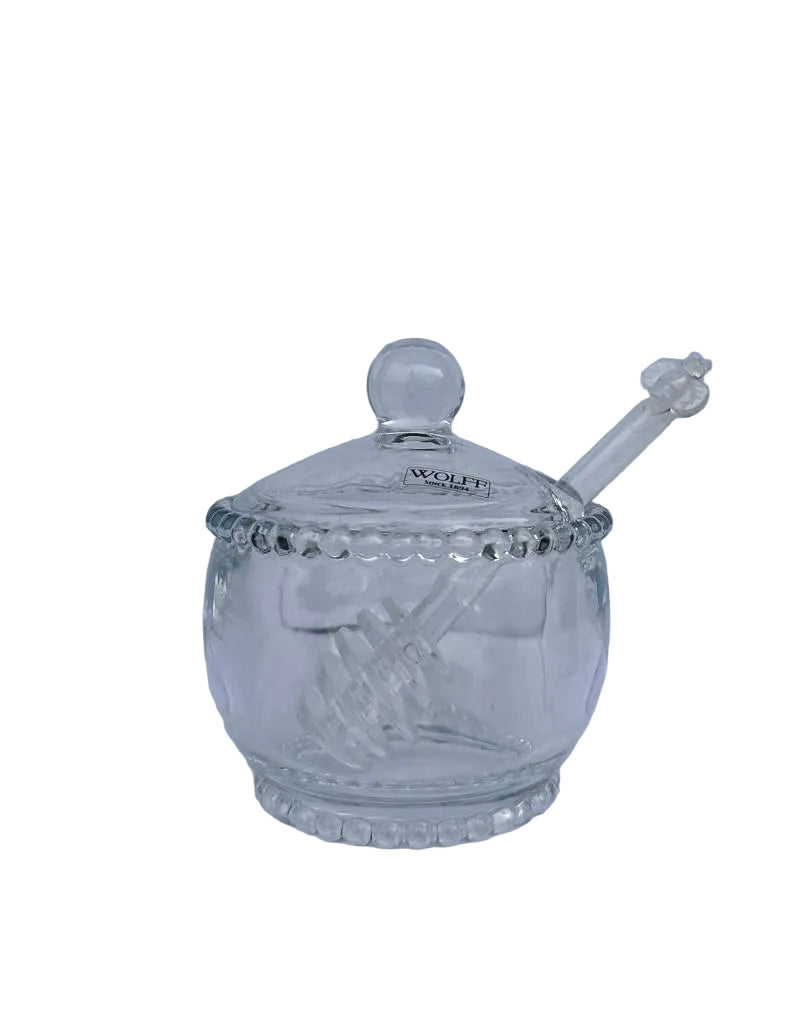 Meleira Cristal de Chumbo Pearl com Pegador Colmeia