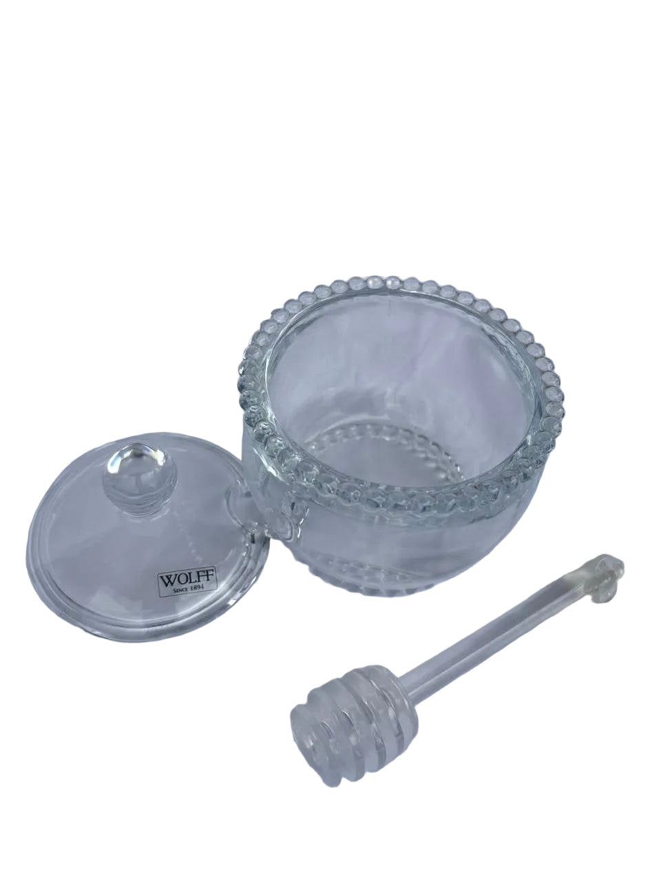 Meleira Cristal de Chumbo Pearl com Pegador Colmeia