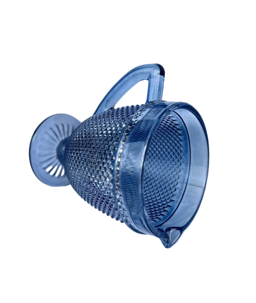 Jarra de Vidro Bico de Jaca Azul 1L