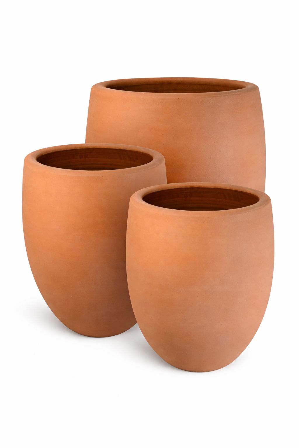 Vaso oval terracota